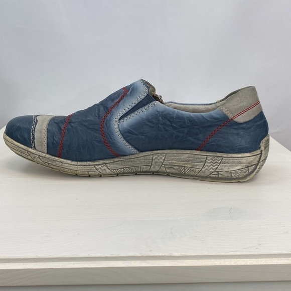 EUC Remonte Leather Blue Shoe Low Rise - Picture 3 of 11